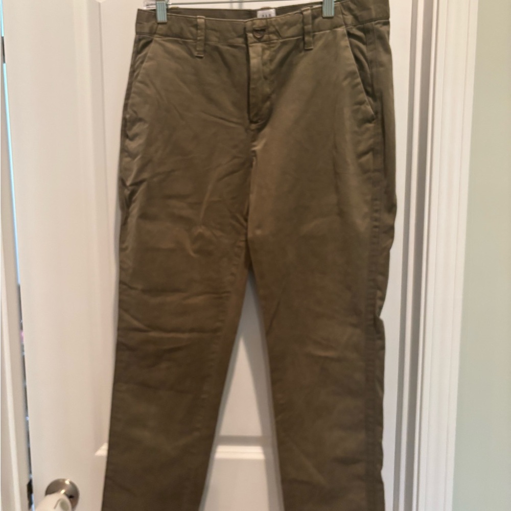 GAP Tan Ankle Cropped Pants